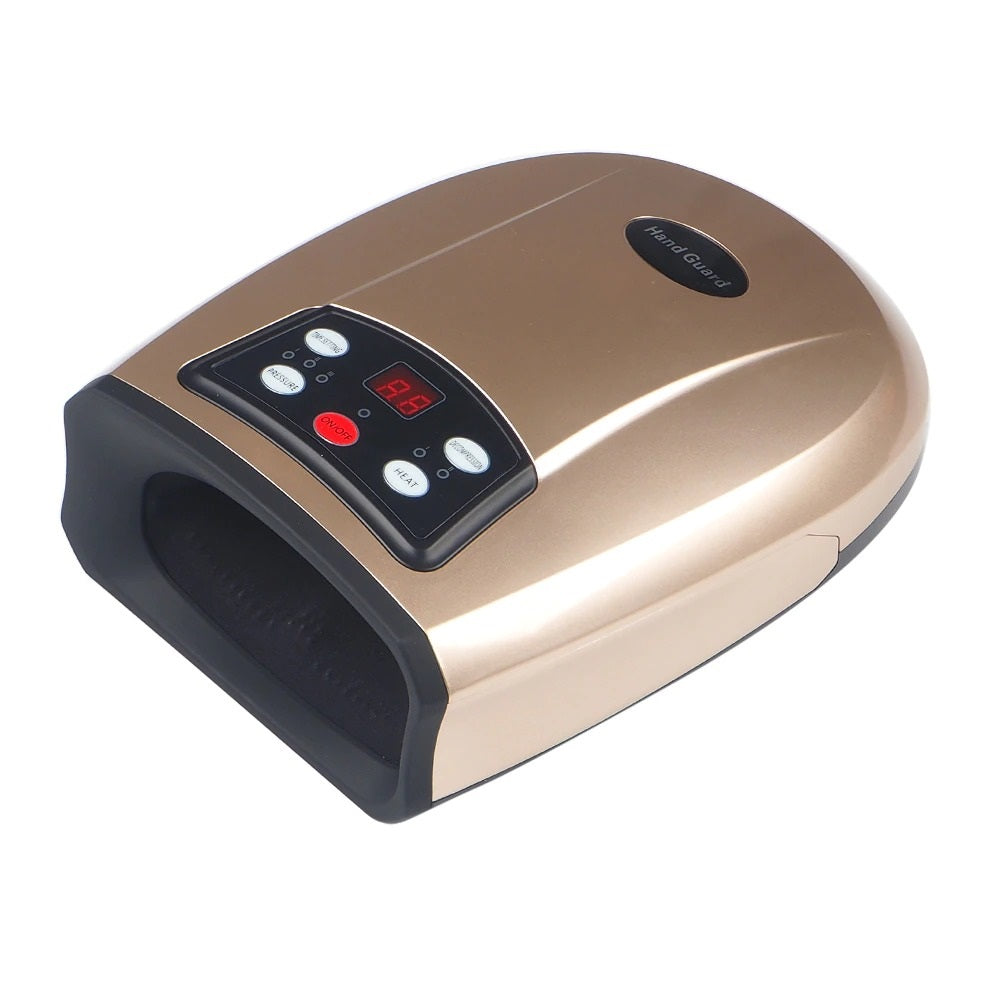 Heated Hand Massager for Arthritis Physiotherapy Equipment Pressotherapy Palm Massage Device Air Compression Finger Massager