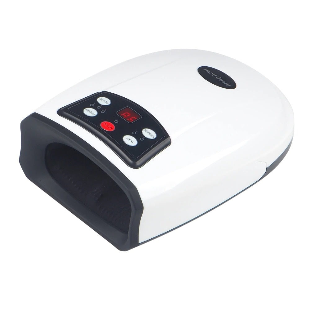 Heated Hand Massager for Arthritis Physiotherapy Equipment Pressotherapy Palm Massage Device Air Compression Finger Massager
