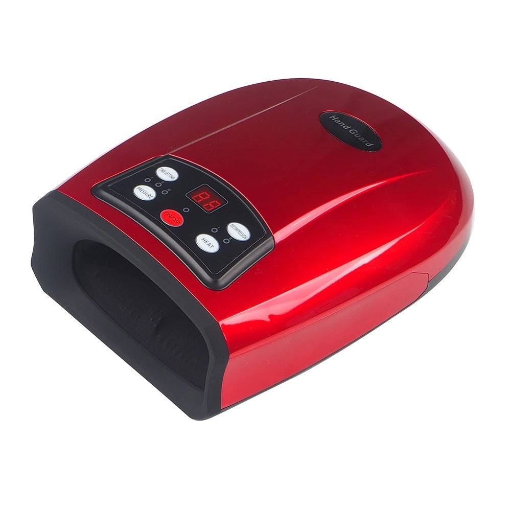 Heated Hand Massager for Arthritis Physiotherapy Equipment Pressotherapy Palm Massage Device Air Compression Finger Massager
