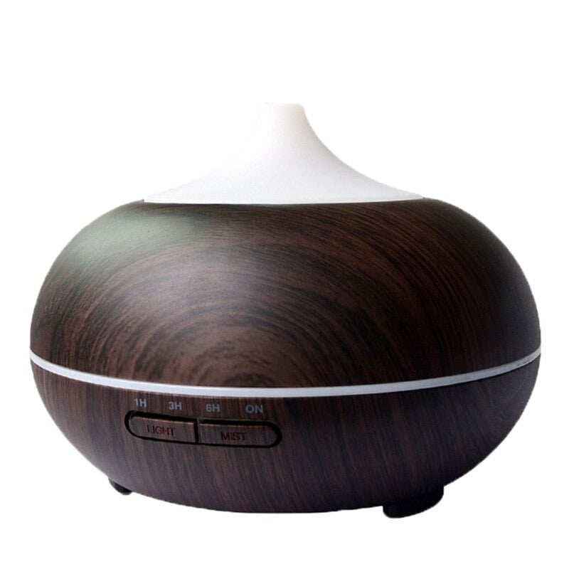WiFi Smart Home 400ml Essential Oil Diffuser Alexa and Google Home Dark Wood