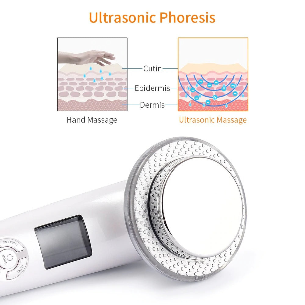 6 In1 EMS Ultrasonic Cavitation device Fat Burning Machine Face Lifting Body Slimming Machine