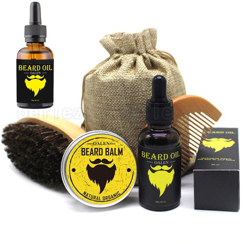 Beard Care Gift Grooming Trimmer Kit Gift Set for Men/Dad/Husband