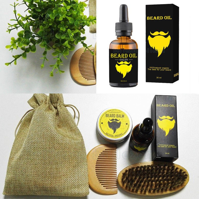 Beard Care Gift Grooming Trimmer Kit Gift Set for Men/Dad/Husband