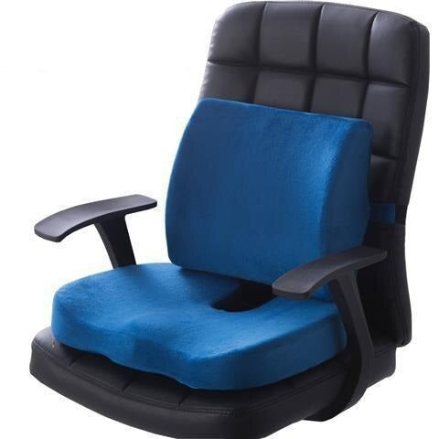 Orthopedic Memory Foam Back Pillow for Chair Slow Rebound Back Cushion for Chair Coccyx Pain Relief Lumbar Pillow for Chair