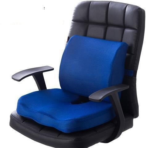 Orthopedic Memory Foam Back Pillow for Chair Slow Rebound Back Cushion for Chair Coccyx Pain Relief Lumbar Pillow for Chair