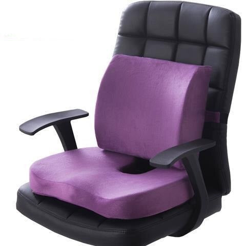 Orthopedic Memory Foam Back Pillow for Chair Slow Rebound Back Cushion for Chair Coccyx Pain Relief Lumbar Pillow for Chair
