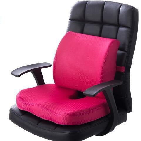 Orthopedic Memory Foam Back Pillow for Chair Slow Rebound Back Cushion for Chair Coccyx Pain Relief Lumbar Pillow for Chair