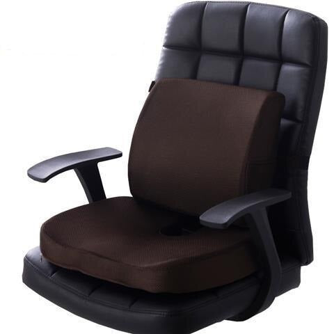 Orthopedic Memory Foam Back Pillow for Chair Slow Rebound Back Cushion for Chair Coccyx Pain Relief Lumbar Pillow for Chair