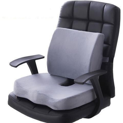 Orthopedic Memory Foam Back Pillow for Chair Slow Rebound Back Cushion for Chair Coccyx Pain Relief Lumbar Pillow for Chair