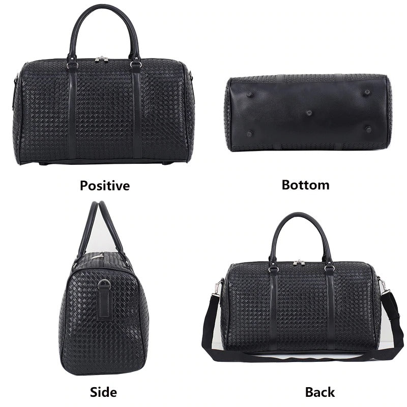 Avalanche Crazy Horse Leather Vintage Travel Bag Mens overnight bag