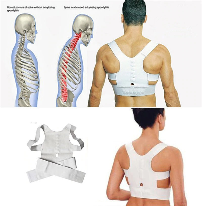 MAGNETIC THERAPY ADJUSTABLE POSTURE CORRECTOR- BACK PAIN RELIEF