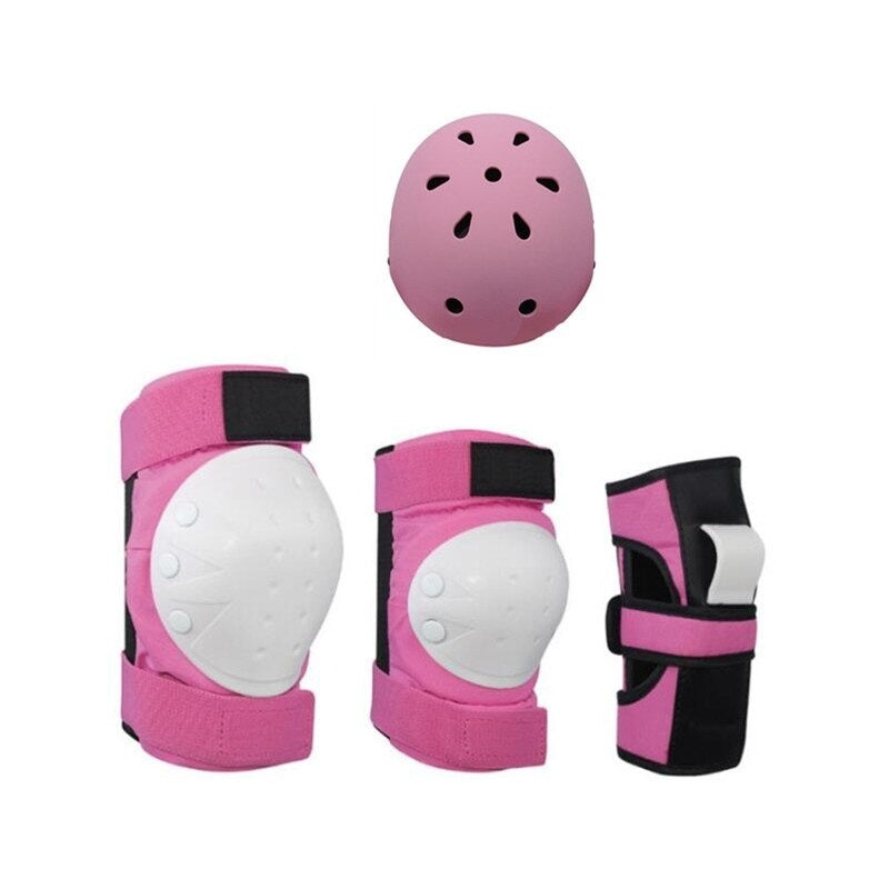 Skate Protective Kit for Kids/ Adults Skateboard Helmet and Pads Protective Gear for Skateboarding