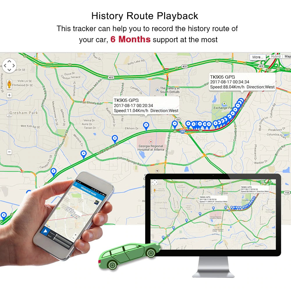 GPS Tracker Car TK905 5000mAh 90 Days Standby Vehicle Tracker GPS