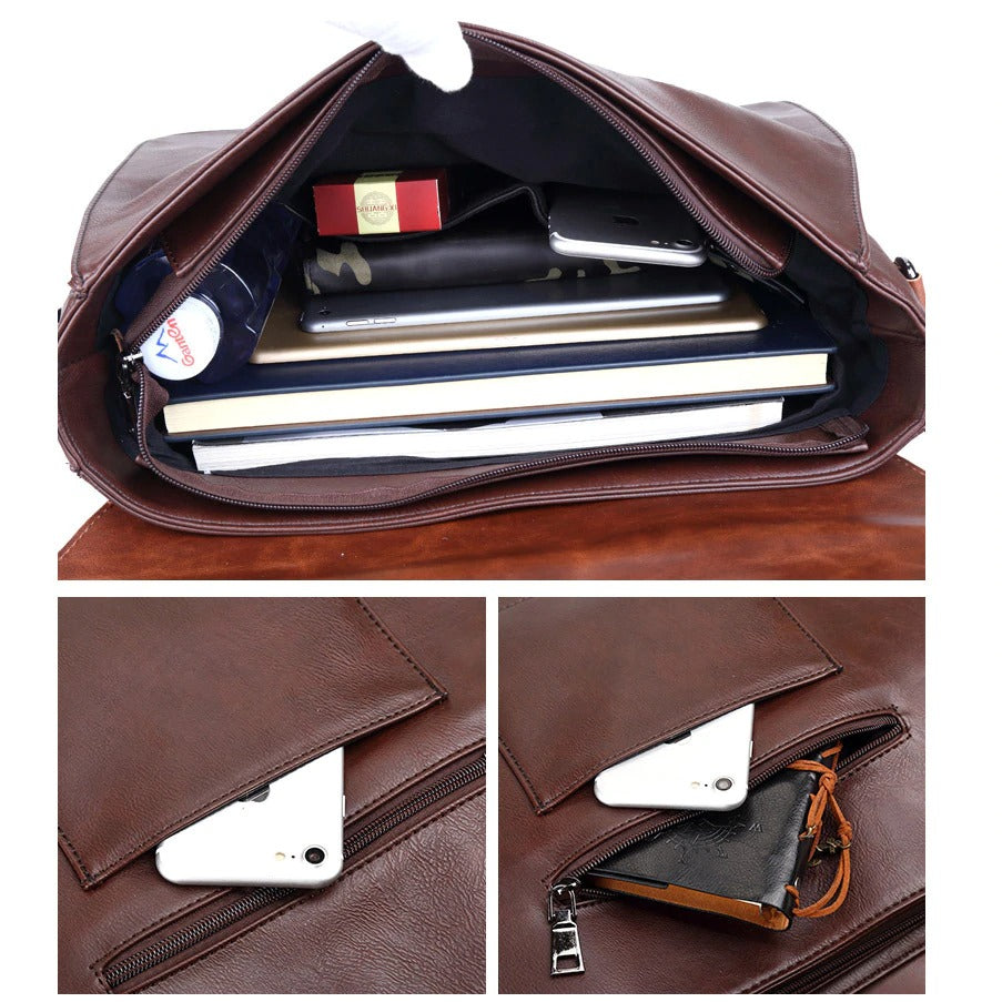 Crazy Horse Leather Backpack