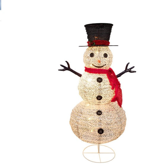 Outdoor Lighted Snowman Christmas Decorations