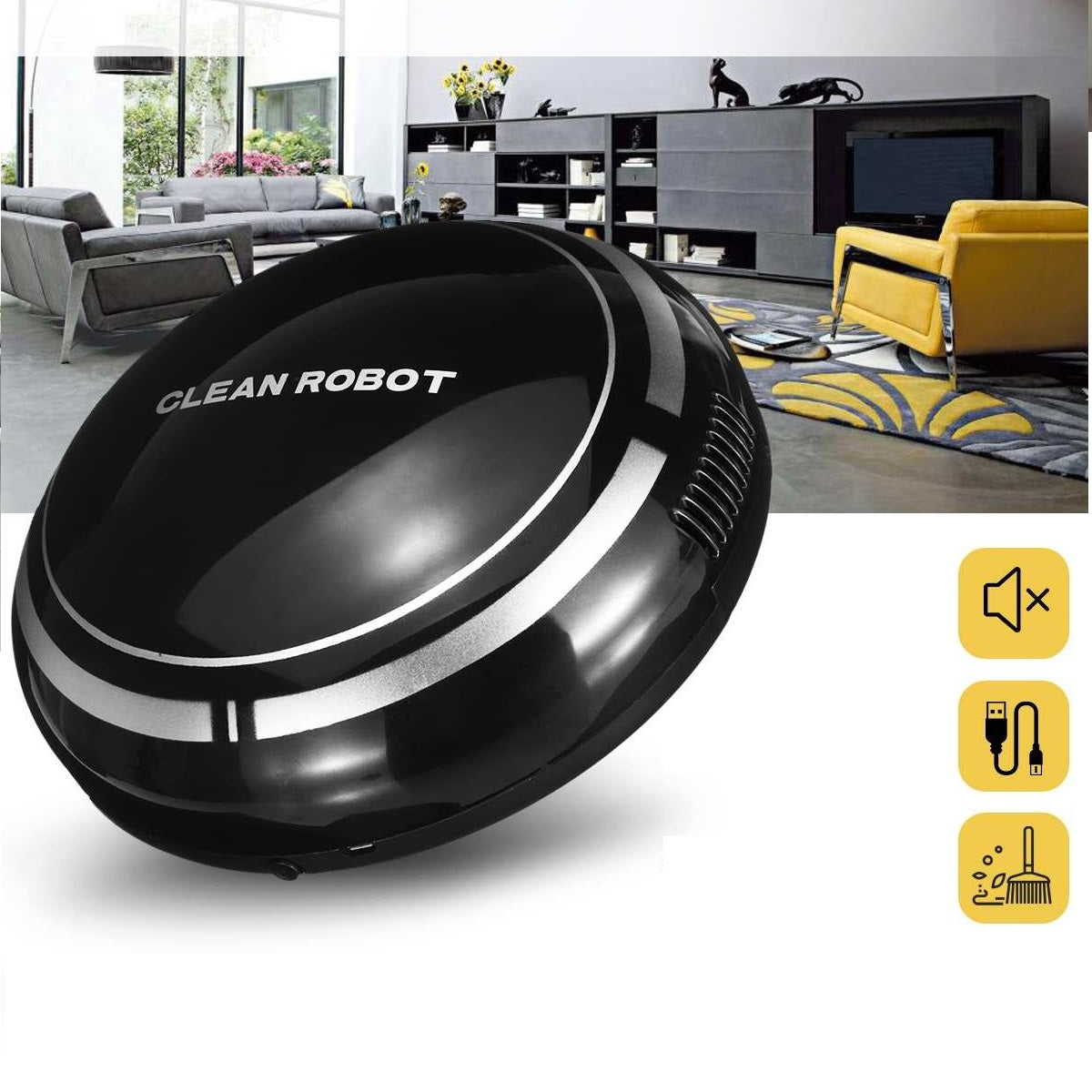 Smart Automatic Robot Mop and Vacuum Intelligent Robot Floor Cleaner Carpet  Robot Floor Scubber
