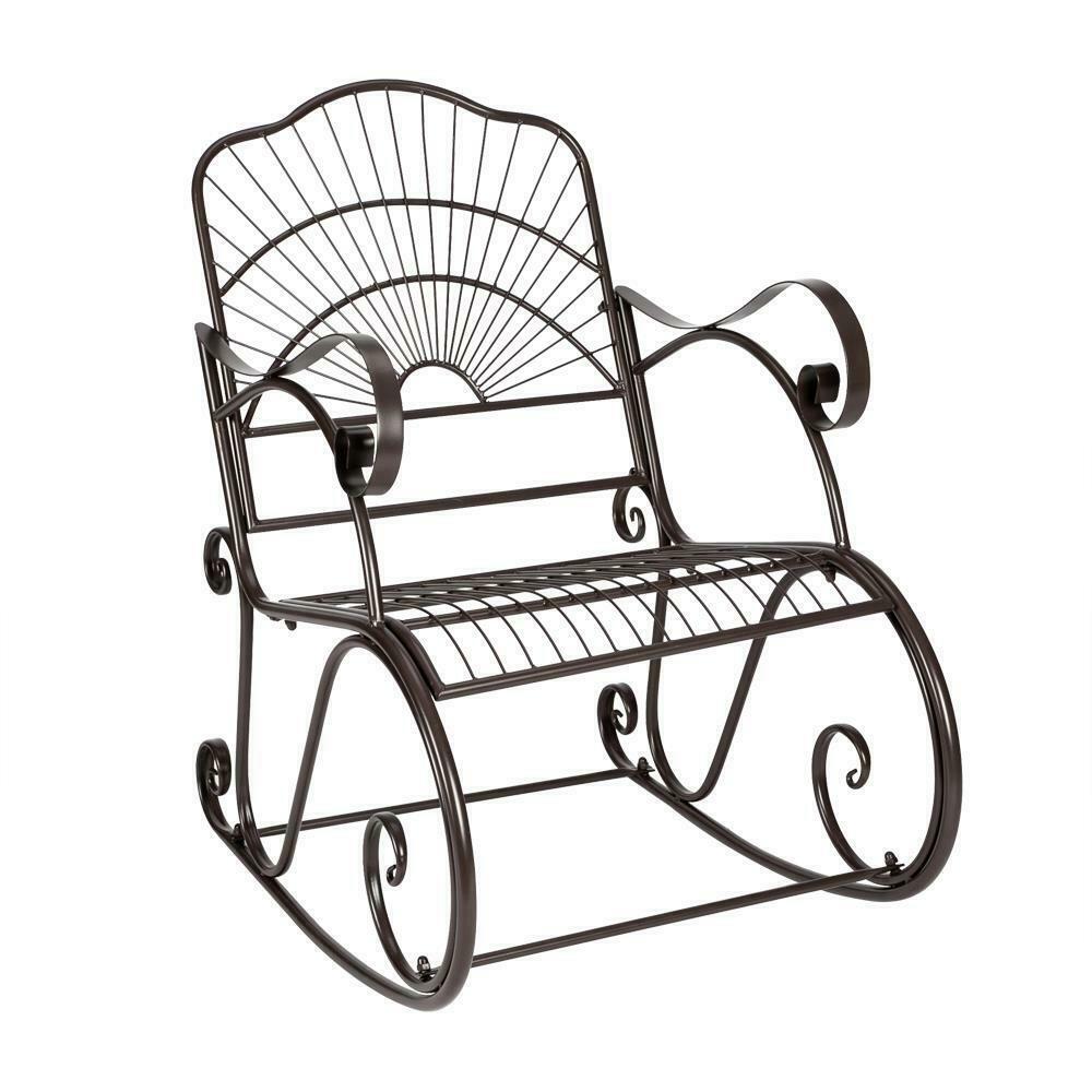 Vintage All-Weather Outdoor Rocking Chair Patio Rocking Chair