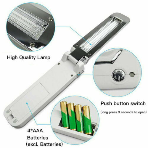UV Sanitizer Handheld Wand Folding Light Kill Bacteria Sanitizing Wand UV Sterilizer