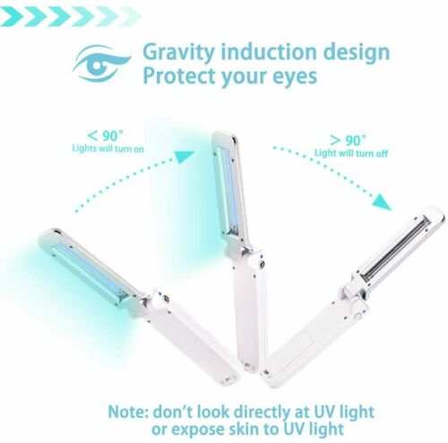 UV Sanitizer Handheld Wand Folding Light Kill Bacteria Sanitizing Wand UV Sterilizer