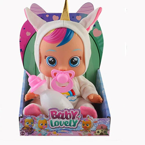 10 inch Electric Smart Doll Tearing Speaking Cute Smart Doll Unicorn Baby Smart Doll