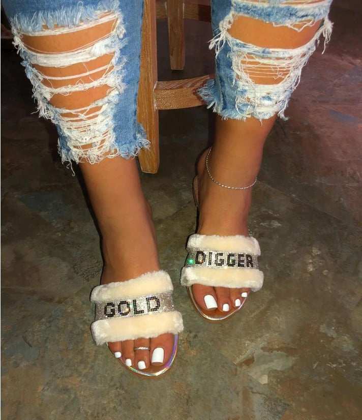 Summer Womens Super Cute Slides Flat Beache Shoes
