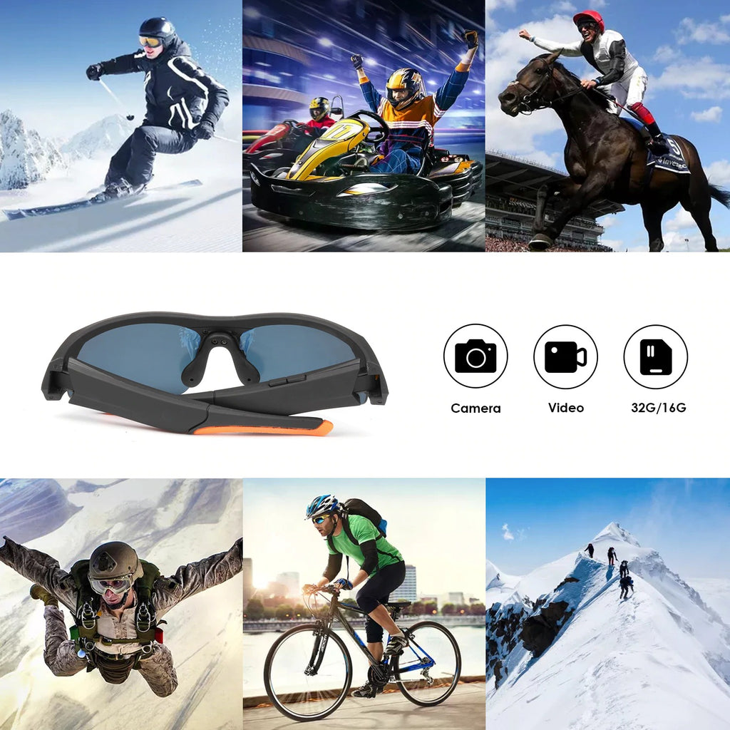 Eye Glasses with HD Built-In Camera Smart Mini Camera Glasses
