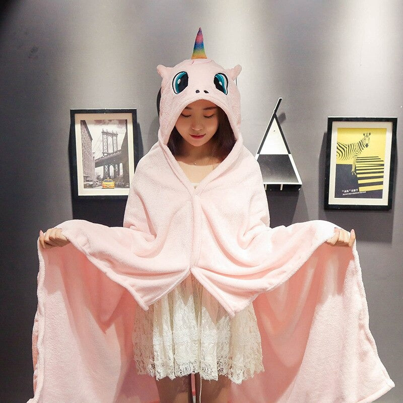 unicorn throw blanket