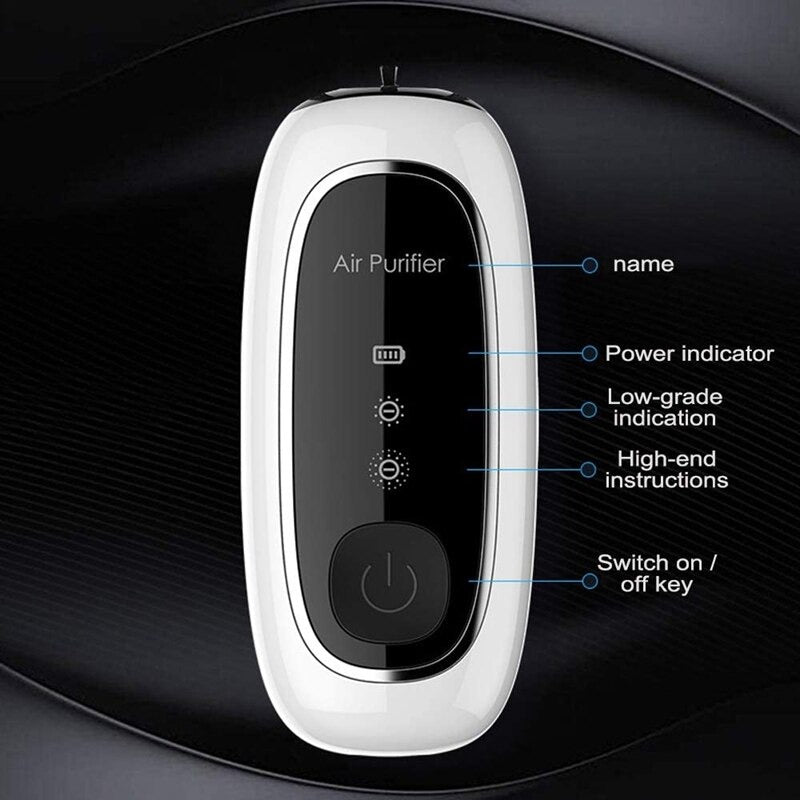 Ionic Air Purifier Necklace | Wearable Air Purifier