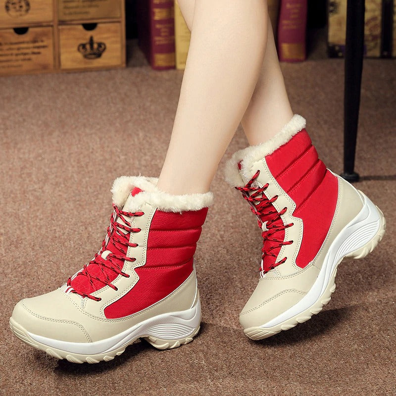 Winter Women Wading Boots Waterproof Platform