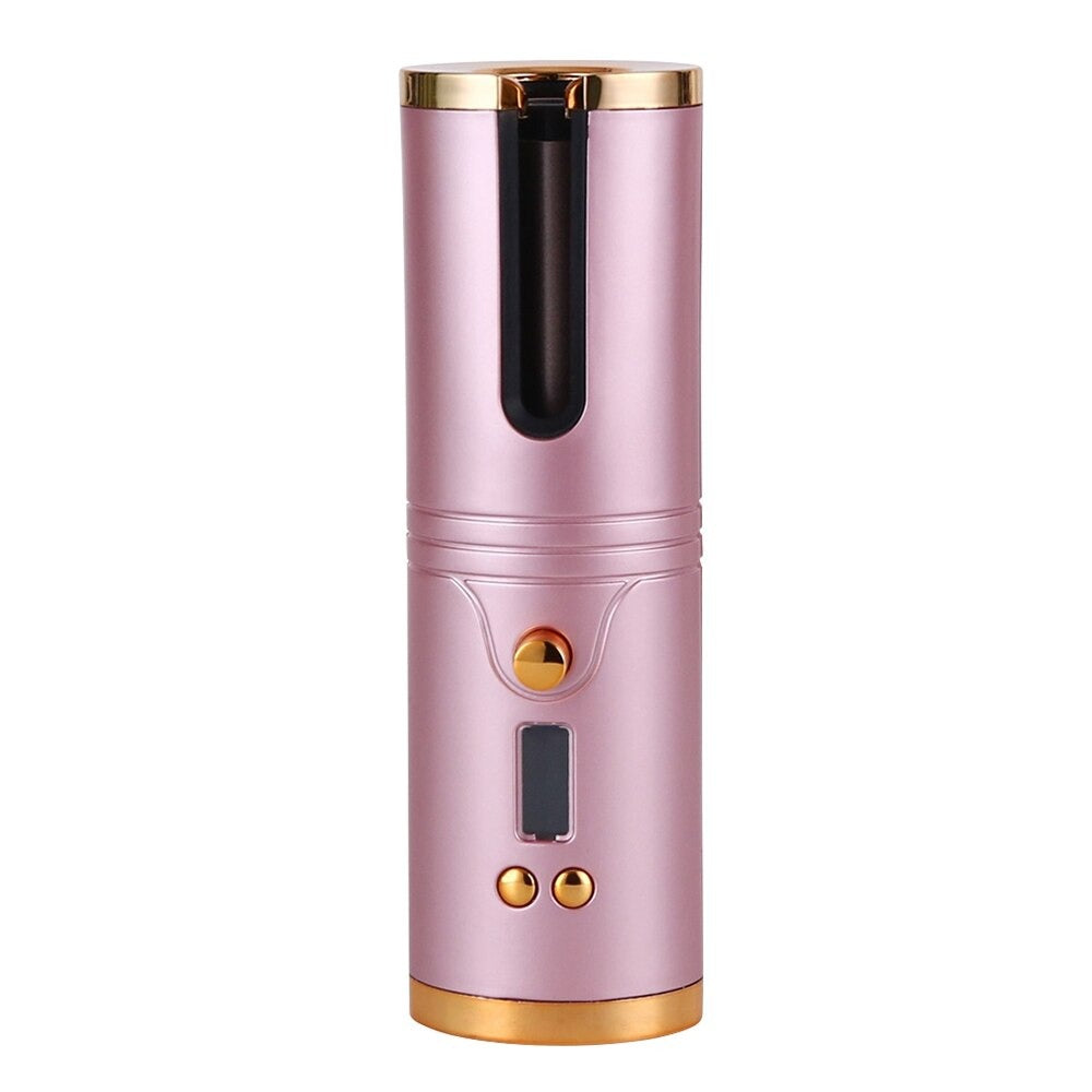 Adjustable Temperature Cordless Hair Curler Automatic Wireless Hair Curler Rotation Wave Wireless Curler