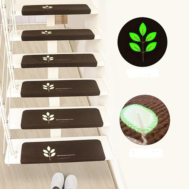 Set of 2 Non-Slip See Through Carpet Stair Treads