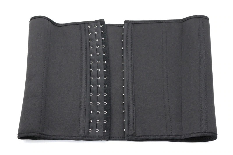Latex Waist Trainer Velcro Fitness Belt Ab Slimming Zipper Neoprene