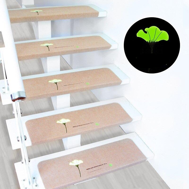 Set of 2 Non-Slip See Through Carpet Stair Treads